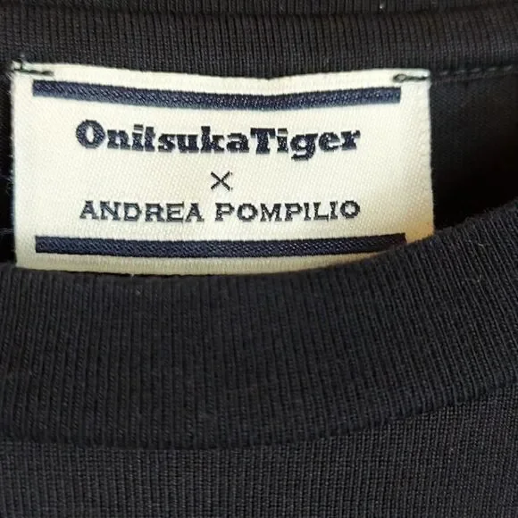 Onitsuka Tiger x Andrea Pompilio Black T Shirt - Picture 2 of 4